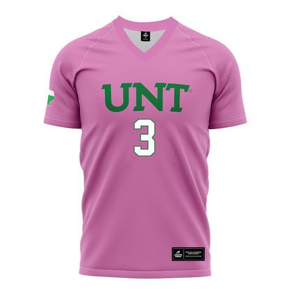North Texas - NCAA Women's Soccer : Madalynn Putnam - Pink Soccer Jersey-0