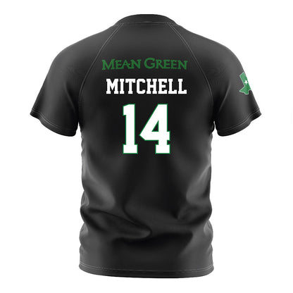 North Texas - NCAA Women's Soccer : SaMya Mitchell - Black Stripe Soccer Jersey-1