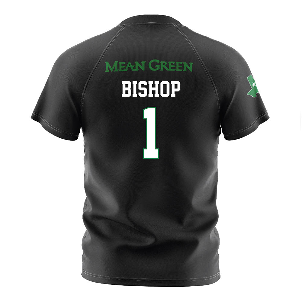 North Texas - NCAA Women's Soccer : Marihicks Bishop - Black Stripe Soccer Jersey-1