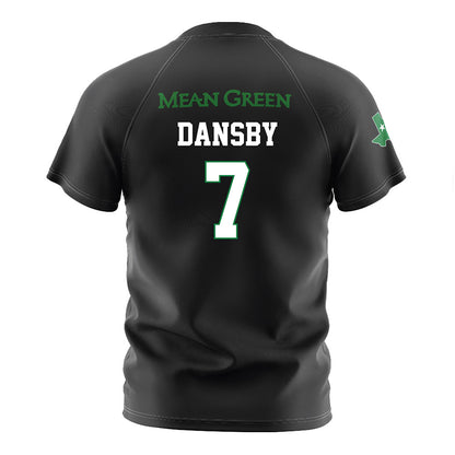 North Texas - NCAA Women's Soccer : Kelby Dansby - Black Stripe Soccer Jersey-1