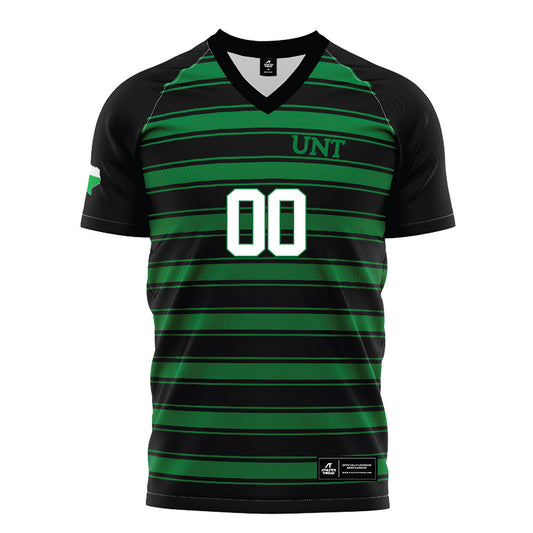 North Texas - NCAA Women's Soccer : Sarah Margaret Seabrook - Black Stripe Soccer Jersey-0