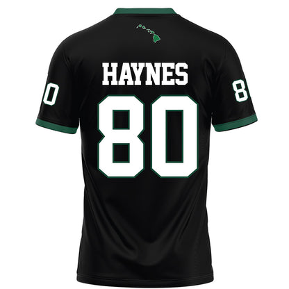 Hawaii - NCAA Football : Robert Haynes - Black Football Jersey-1