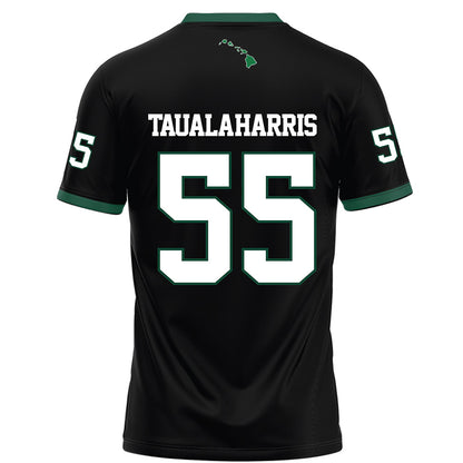 Hawaii - NCAA Football : Jay Tauala-Harris - Black Football Jersey-1