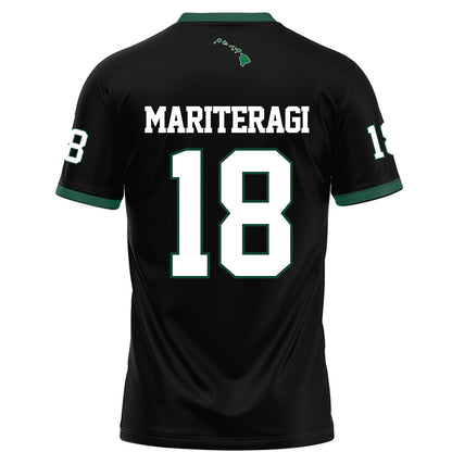 Hawaii - NCAA Football : Zaden Mariteragi - Black Football Jersey-1