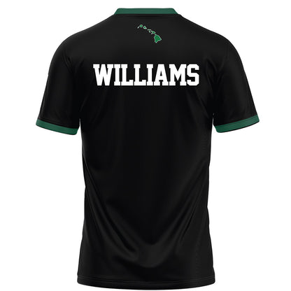 Hawaii - NCAA Football : Elijah Williams - Black Football Jersey-1