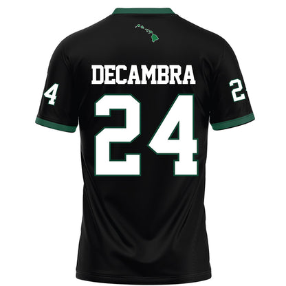 Hawaii - NCAA Football : Kodi DeCambra - Black Football Jersey-1