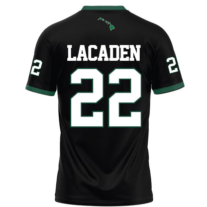 Hawaii - NCAA Football : Titan Lacaden - Black Football Jersey-1