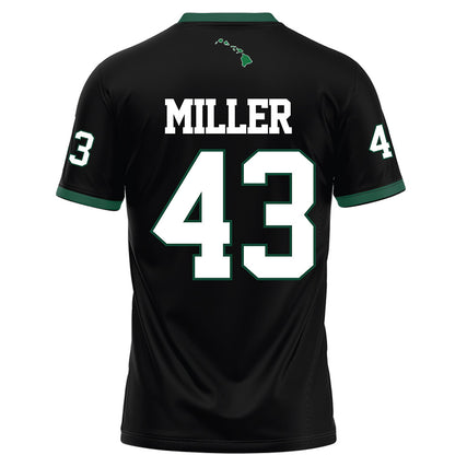 Hawaii - NCAA Football : Gannon Miller - Black Football Jersey-1