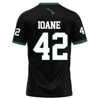 Hawaii - NCAA Football : Matteus Ioane - Black Football Jersey-1