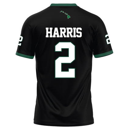 Hawaii - NCAA Football : Audric Harris - Black Football Jersey-1