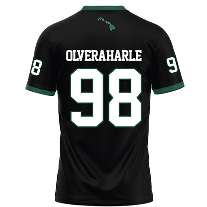 Hawaii - NCAA Football : Sean Olvera-Harle - Black Football Jersey-1