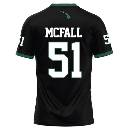 Hawaii - NCAA Football : Eric Mcfall - Black Football Jersey-1