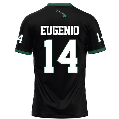 Hawaii - NCAA Football : Maika Eugenio - Black Football Jersey-1