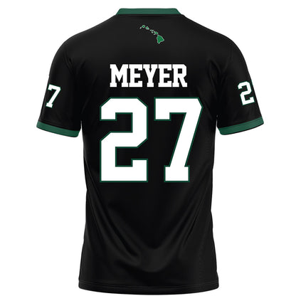Hawaii - NCAA Football : Makanale'a Meyer - Black Football Jersey-1
