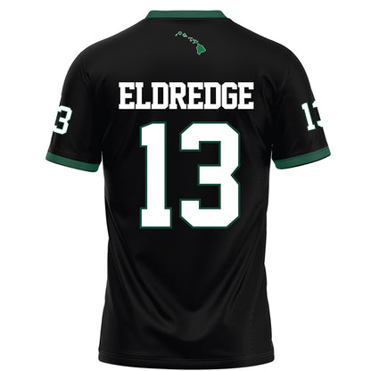 Hawaii - NCAA Football : Koa Eldredge - Black Football Jersey-1