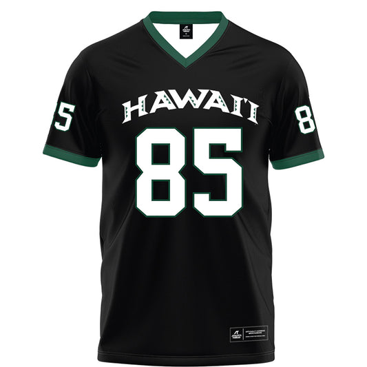 Hawaii - NCAA Football : Oakie Salave'a - Black Football Jersey-0