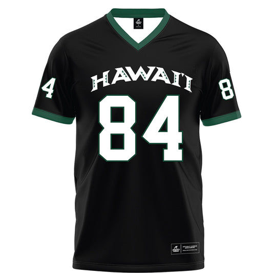 Hawaii - NCAA Football : Dillon Booth - Black Football Jersey-0