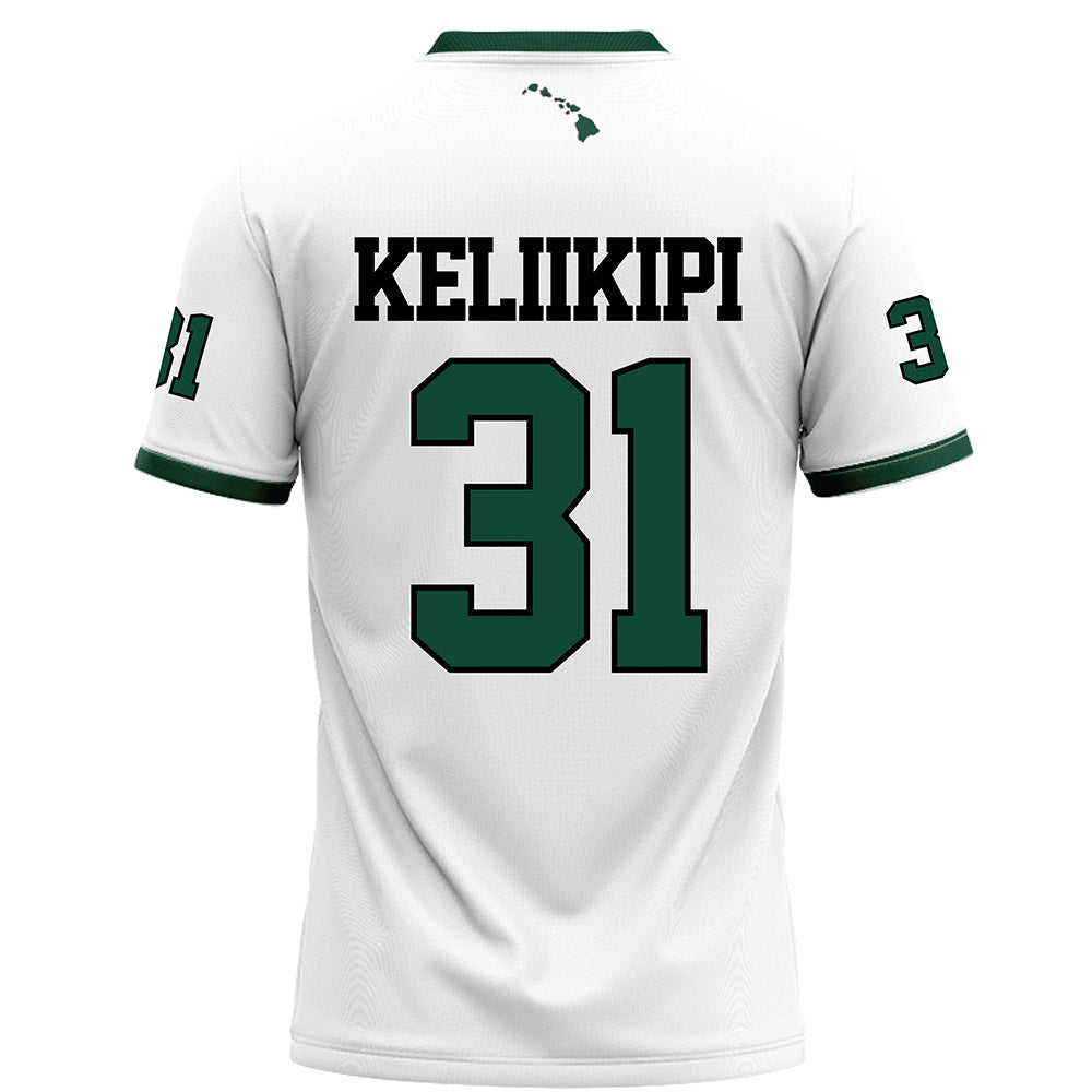Hawaii - NCAA Football : Tryton Keliikipi - Football Jersey-1