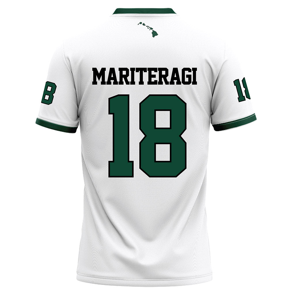 Hawaii - NCAA Football : Zaden Mariteragi - Football Jersey-1