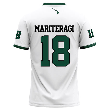 Hawaii - NCAA Football : Zaden Mariteragi - Football Jersey-1