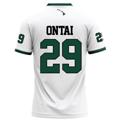 Hawaii - NCAA Football : Kainoa Ontai - Football Jersey-1