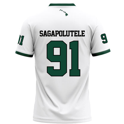Hawaii - NCAA Football : Joshua sagapolutele - Football Jersey-1