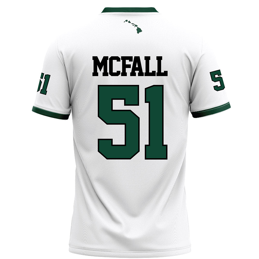 Hawaii - NCAA Football : Eric Mcfall - Football Jersey-1