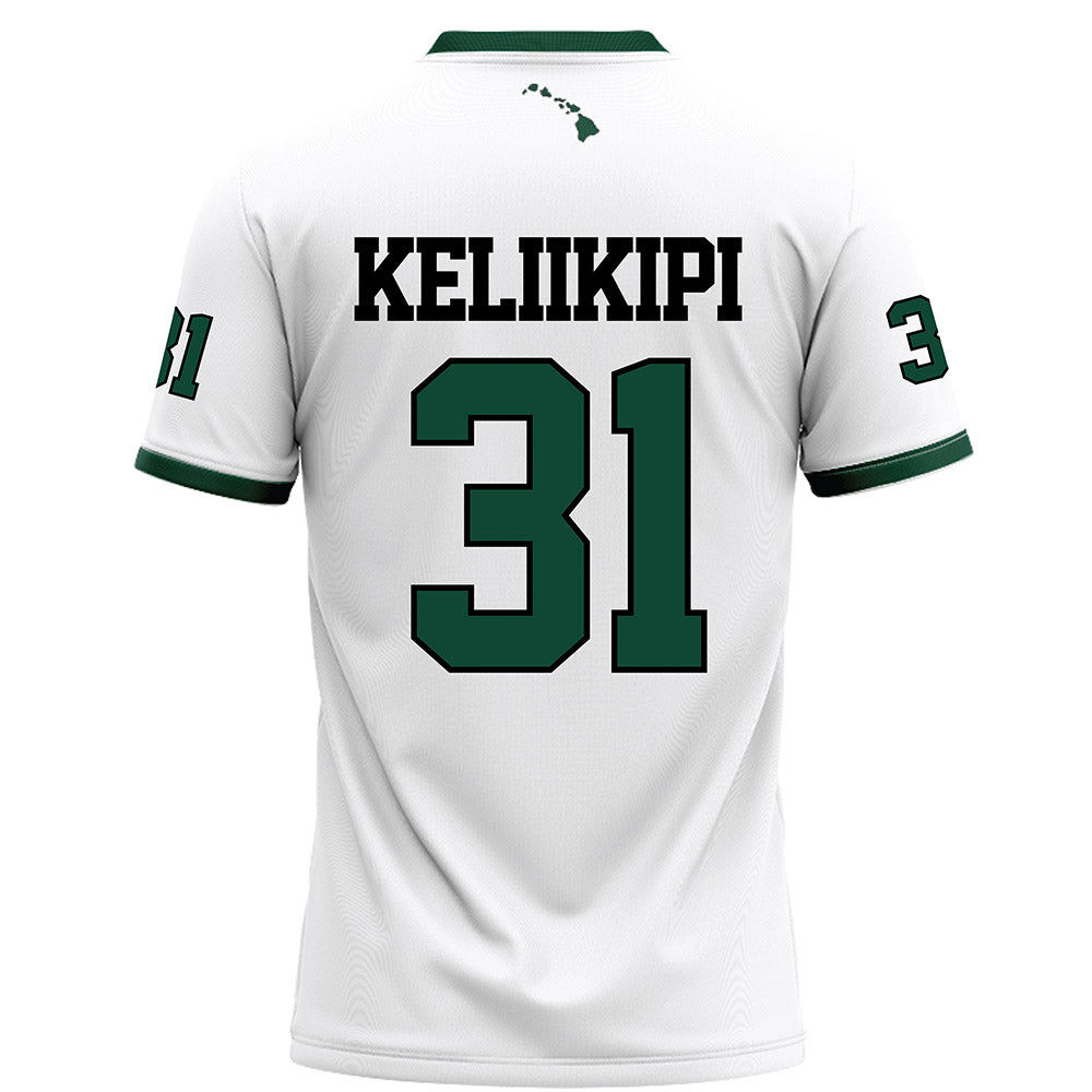 Hawaii - NCAA Football : Tryton Keliikipi - Football Jersey-1