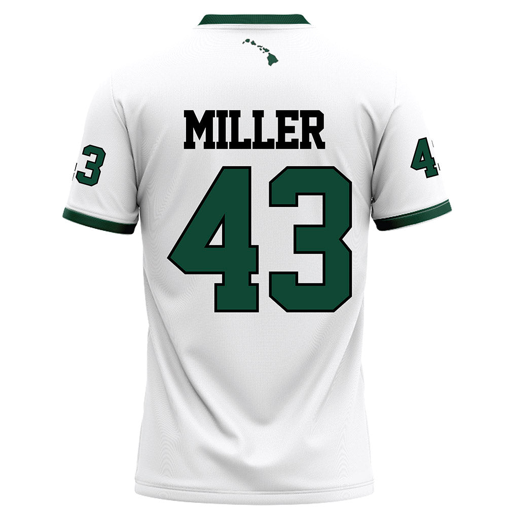 Hawaii - NCAA Football : Gannon Miller - Football Jersey-1