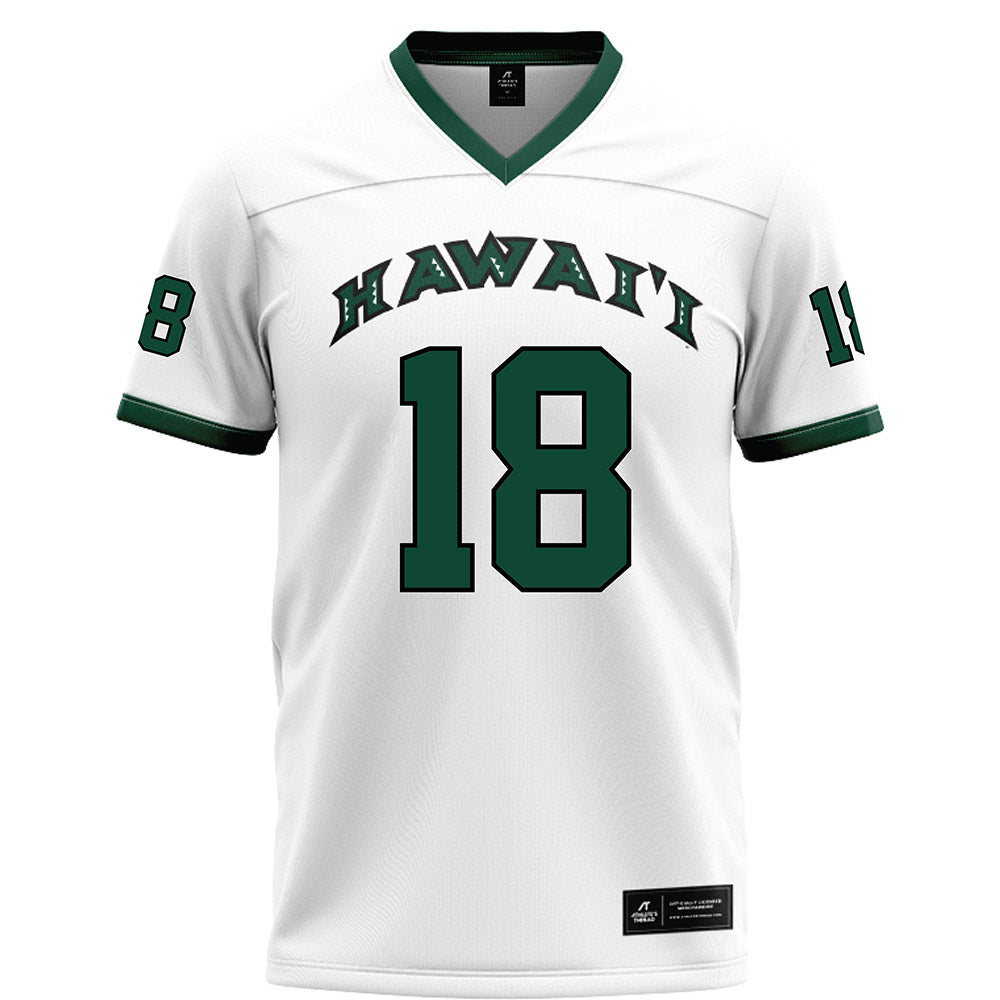 Hawaii - NCAA Football : Zaden Mariteragi - Football Jersey-0