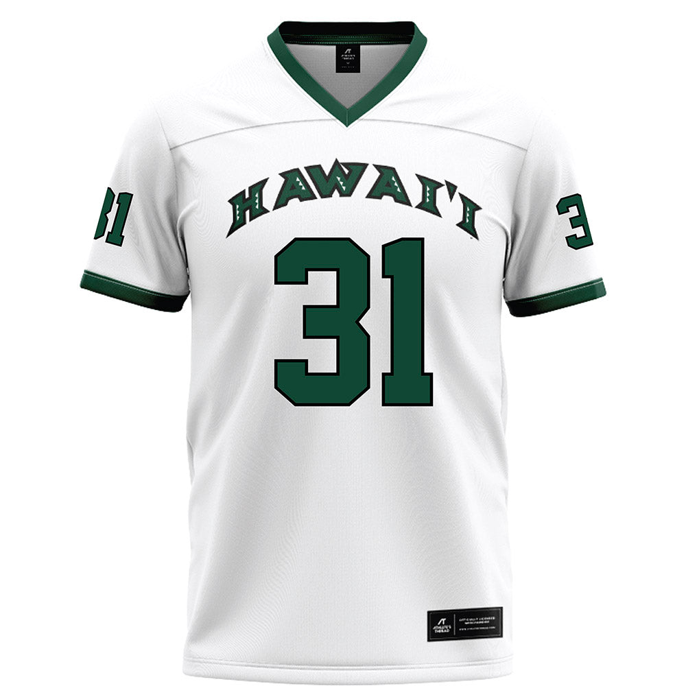 Hawaii - NCAA Football : Tryton Keliikipi - Football Jersey-0