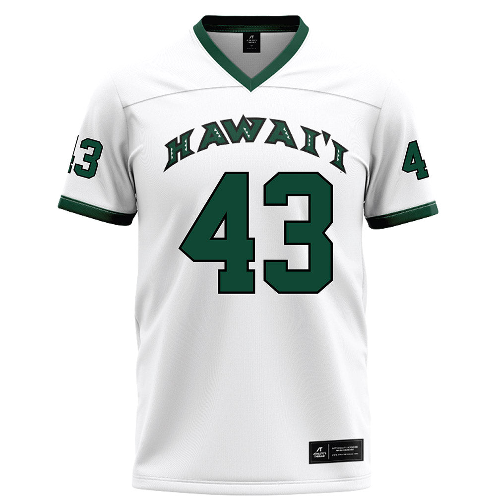 Hawaii - NCAA Football : Gannon Miller - Football Jersey-0