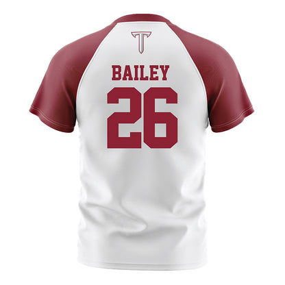 Troy - NCAA Women's Soccer : Aiden Bailey - White Soccer Jersey-1