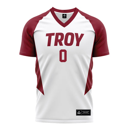 Troy - NCAA Women's Soccer : Aiden Bailey - White Soccer Jersey-0
