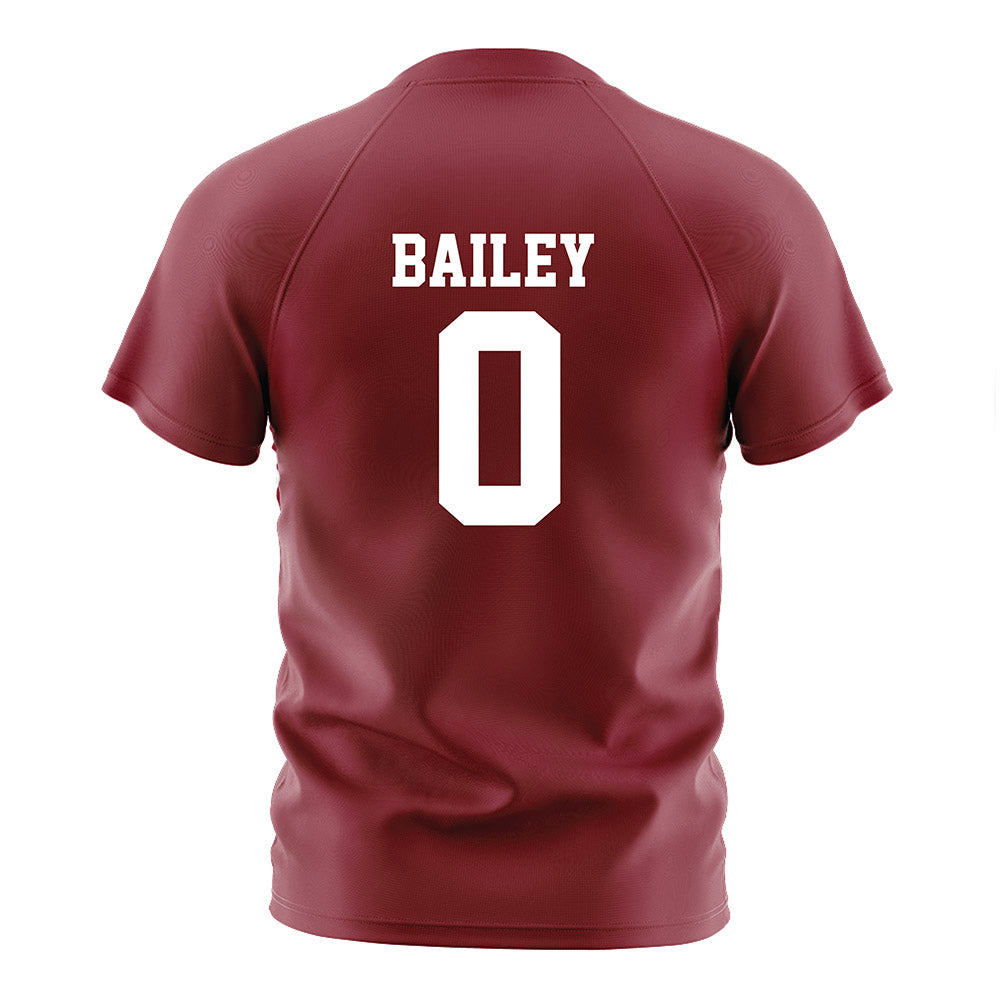 Troy - NCAA Women's Soccer : Aiden Bailey - Cardinal Red Soccer Jersey-1