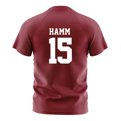 Troy - NCAA Women's Soccer : Megan Hamm - Cardinal Red Soccer Jersey-1