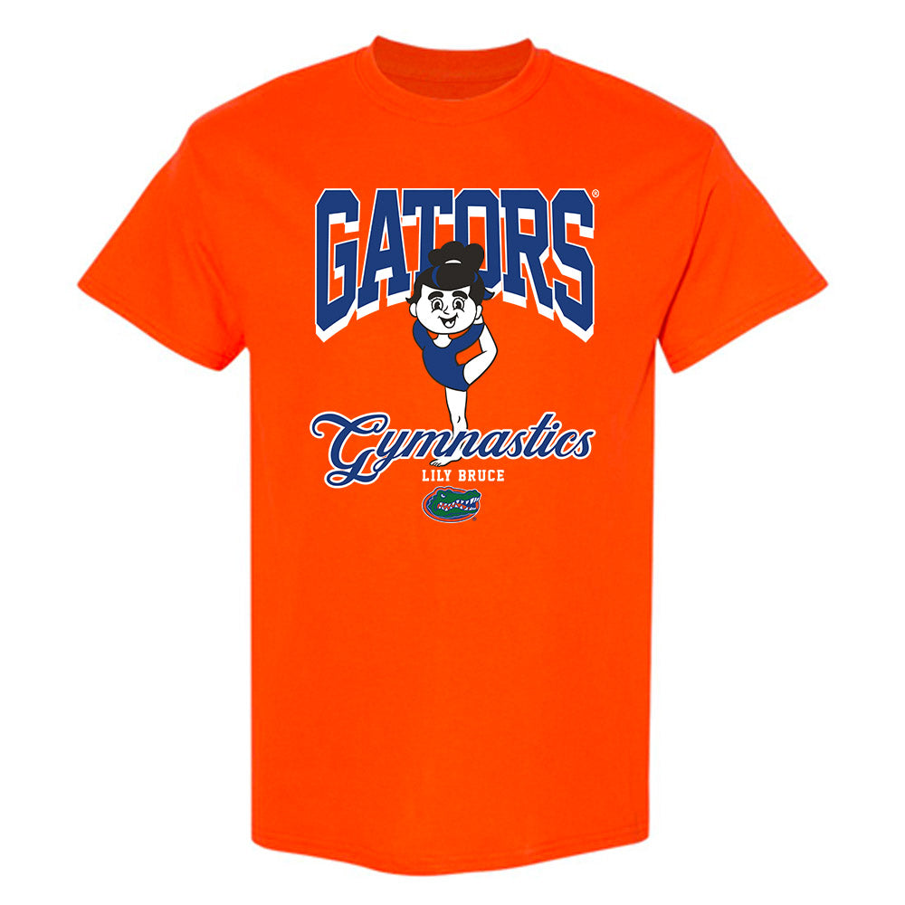 Florida - NCAA Women's Gymnastics : Lily Bruce - Fashion Shersey T-Shirt-0
