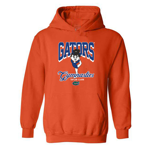 Florida - NCAA Women's Gymnastics : Taylor Clark - Fashion Shersey Hooded Sweatshirt-0