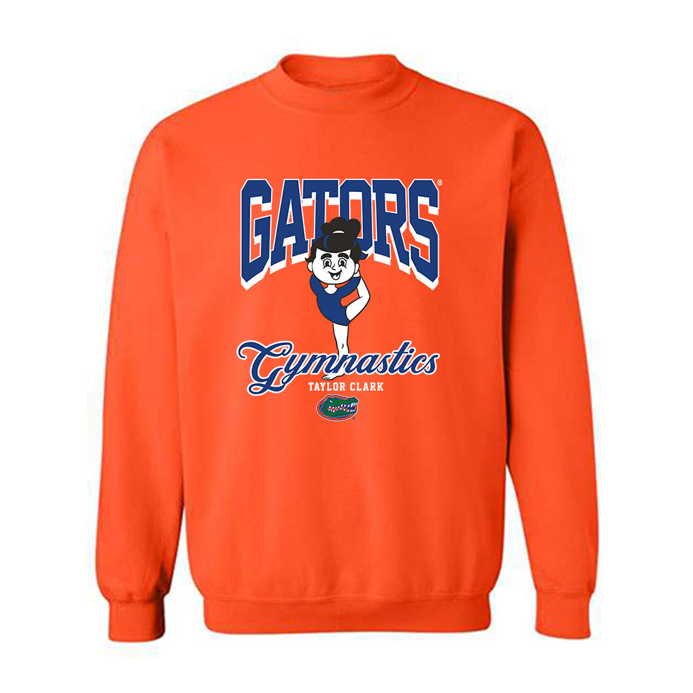 Florida - NCAA Women's Gymnastics : Taylor Clark - Fashion Shersey Crewneck Sweatshirt-0