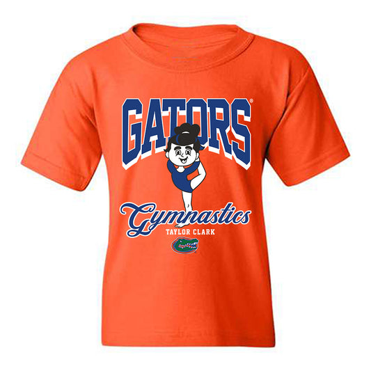 Florida - NCAA Women's Gymnastics : Taylor Clark - Fashion Shersey Youth T-Shirt-0