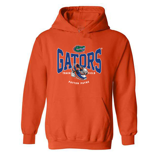 Florida - NCAA Women's Track & Field : Payton Payne - Fashion Shersey Hooded Sweatshirt-0