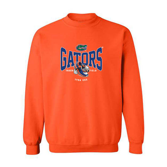 Florida - NCAA Women's Track & Field : Tyra Cox - Fashion Shersey Crewneck Sweatshirt-0
