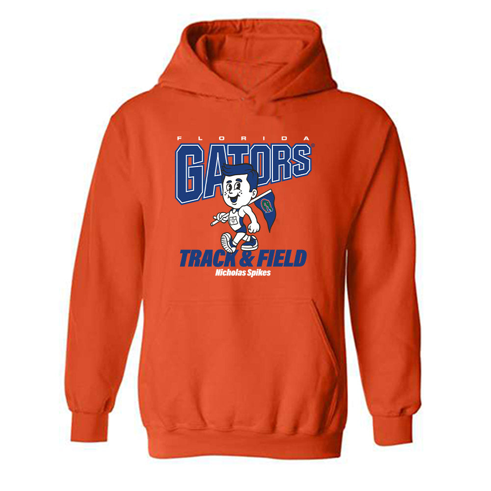 Florida - NCAA Men's Track & Field : Nicholas Spikes - Fashion Shersey Hooded Sweatshirt