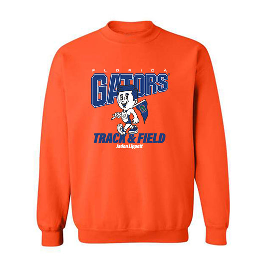 Florida - NCAA Men's Track & Field : Jaden Lippett - Fashion Shersey Crewneck Sweatshirt-0