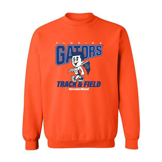 Florida - NCAA Men's Track & Field : Oussama Allaoui - Fashion Shersey Crewneck Sweatshirt-0