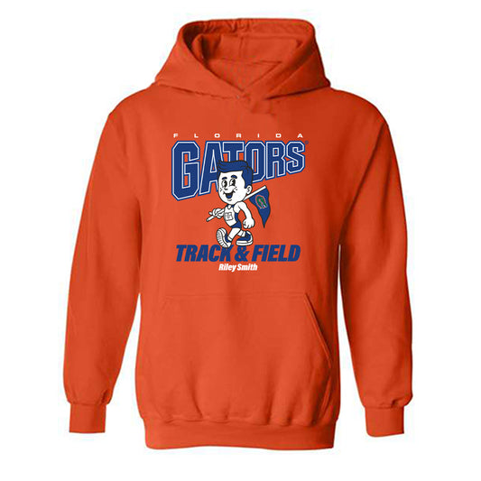 Florida - NCAA Men's Track & Field : Riley Smith - Fashion Shersey Hooded Sweatshirt