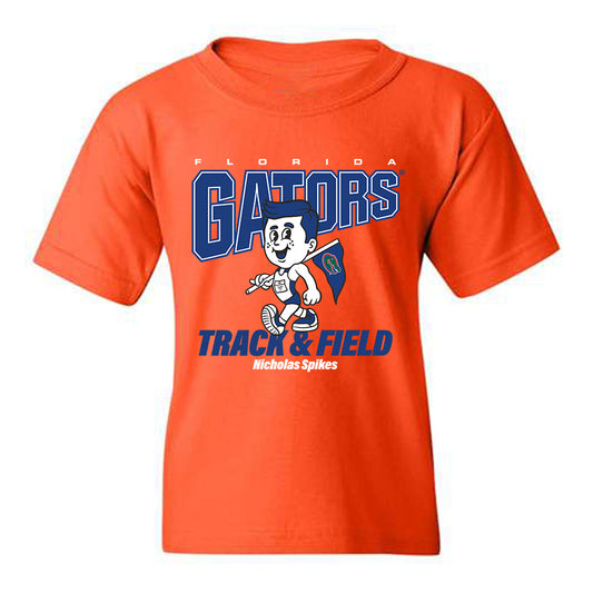 Florida - NCAA Men's Track & Field : Nicholas Spikes - Fashion Shersey Youth T-Shirt