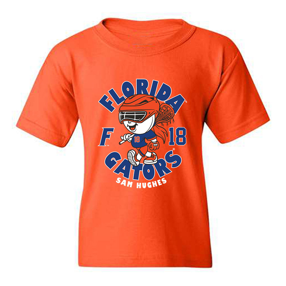 Florida - NCAA Women's Lacrosse : Sam Hughes - Fashion Shersey Youth T-Shirt-0