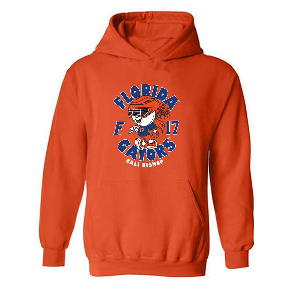 Florida - NCAA Women's Lacrosse : Cali Bishop - Fashion Shersey Hooded Sweatshirt