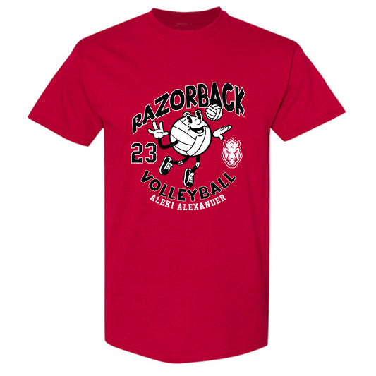 Arkansas - NCAA Women's Volleyball : Aleki Alexander - Fashion Shersey T-Shirt